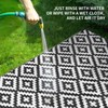 Outdoor Patio Plastic Straw Rug - 9'x12' Outdoor Camping Rug