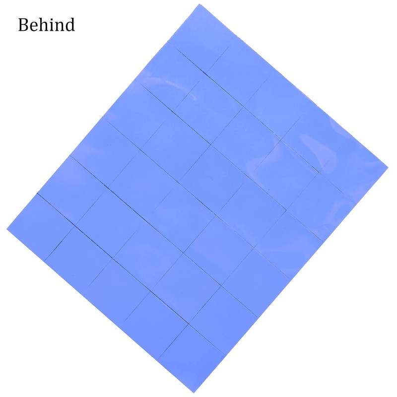 SIXQJZML 30Pcs 15x15x1mm Soft Silicone Thermal Conductive Pads Heatsink IC