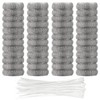 48 Pieces Lint Traps Washing Machine Stainless Steel Lint Snare