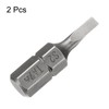 HARFINGTON 2pcs Magnetic Triangle Screwdriver Bit TA26 1/4" Hex Shank