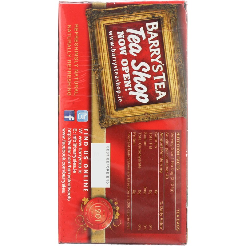 Barrys Gold Blend Tea Bags, 80 Count, 8.8 Ounce (Pack