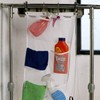 OTOTEC 6 Pockets White Rectangle Shower Hanging Mesh with 4
