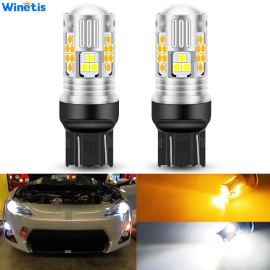 Winetis Switchback 36-SMD LED Bulbs Kit for Scion FRS 2013-2016 Front Turn Signal Lights