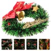 GLEAVI 12pcs Mini Christmas Wreaths: 2.55in Miniature Christmas Wreath with