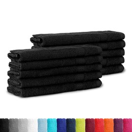 Wasserbetten-Markenshop Pack of 10 Fantastic Guest Towels, 30 x 50 cm, Many Colours