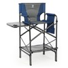 EVER ADVANCED Tall Folding Chair 30.7" Seat Height Directors Chair