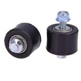 ZUDKSUY 2-Pack Black Lower Chain Roller Guide Set Compatible with Yamaha YFZ 350 Banshee 1987-2006, Black (8mm)