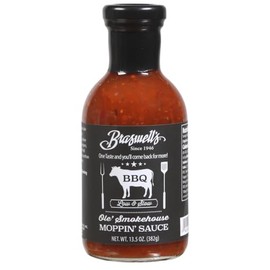 Braswell’s Ole Smokehouse Moppin' Sauce – Small-Batch, Renowned Specialty, Made in USA, Since 1946 (13.5oz)