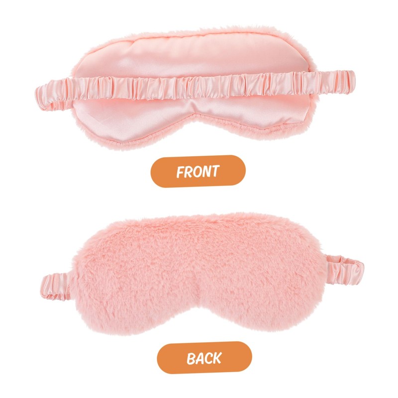 TOVINANNA 8Pcs Fluffy Eye Masks Skin Friendly Sleeping Blindfolds Comfortable