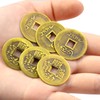 6/Set Brass Chinese Feng Shui I Ching Divination Coins for
