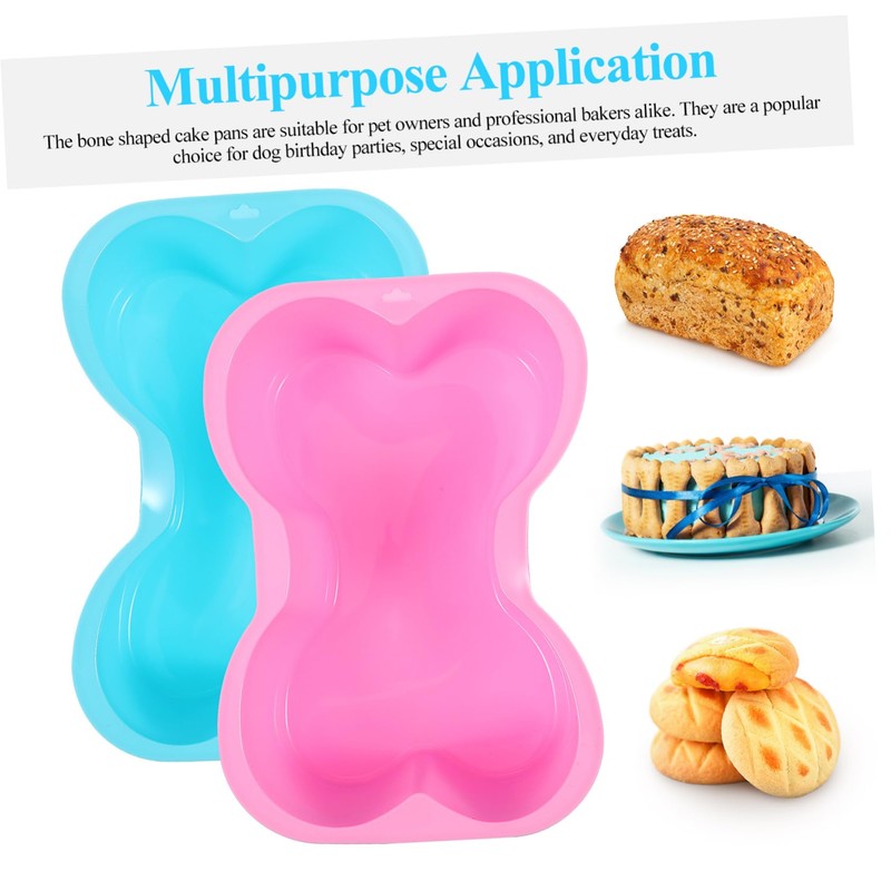 Cabilock 2 Moldes Para Tartas Con Forma De Hueso Moldes