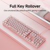 SEUNKWANG EWEADN TK100 Typewriter Keyboard Wired Mechanical Keyboard, 104 Keys