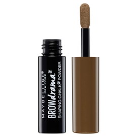 Maybelline Brow Drama Shaping Chalk Powder No. 130 Dark Blonde Velvet Eyebrow Powder for Natural Distinctive Eyebrows with Soft Contours