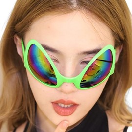 88flix Xmas Alien Sunglasses, Parties, Cosplay Glasses, Glasses, Birthdays, Funny Glasses, Disguise, Events, Cultural Festivals, Year-end Parties