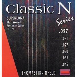 Thomastik single string D4 .030 chrome steel ground and polished CF30 for classical guitar Classic N Series Superlona light set CF128, CF127