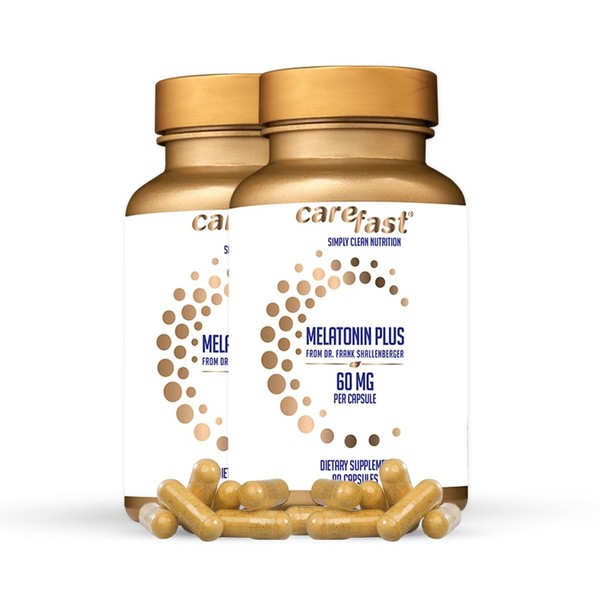 Carefast Melatonin Plus - High-Dose 60mg Melatonin with Zinc &