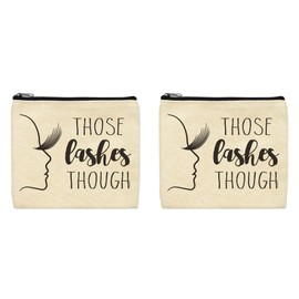 Travel Makeup Bag Those Lashes Though Trendy Makeup Bag2-Pack Makeup Bags