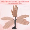 Vnmcry Practice Hand for Acrylic Nails Silicone Fake Hands Mannequin