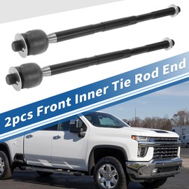 X AUTOHAUX 2 Pcs Front Inner Tie Rod Ends Kit Suspension Steering Tie Rod End for Suzuki XL-7 2007-2008 for Saturn Vue 2008-2010 Drag Link No.EV800330