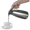 Isosteel VA-9345K 1 Litre 18/8 Stainless Steel Tableline Double-Walled Straight