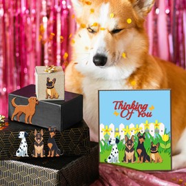 GLOBLELAND Cutting Dies with Pets and Dogs for DIY Scrapbooking Metal Collie Dalmatian Golden Retriever Cutting Dies Corgi Doberman Bulldog Beagle Dachshund Punches for Card Making