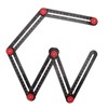 Aluminum Alloy Multi Angle Measuring Ruler Universal Opening Locator Measurement