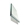 Gordon Glass® Universal Co-Extruded Clear Bottom Wipe/Seal with Drip Rail