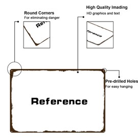 Metal Tin Sign,Mess With The Honk You Get The Bonk Tin Sign Painting Wall Decor for Home Hotel Restaurant Bar Cafe Outdoor 12x8 Inch