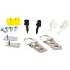 Hangman Products Hängeleuchte D-Form, sehr robust, Mehrfarbig, 1,7 x 9,52