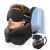 YFONG Travel Pillow for Long Flight Airplanes, Head Strap Combo