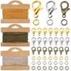 TOAOB Jewelry Making Chains Kit Oval Cross Link Cable Chains