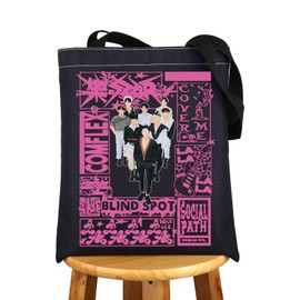 MYSOMY K-Pop SKZ Tote Bag K-Pop SKZ Gifts SKZ Merchandise K-Pop Album Shoulder Bag K Pop Lover Gifts (socialpath)