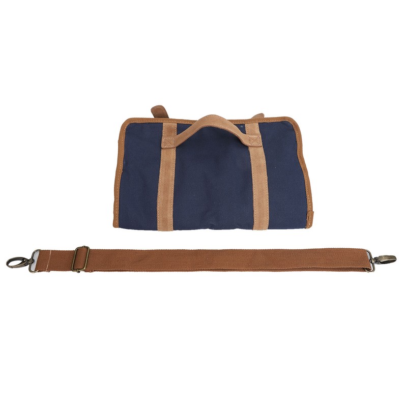 Bartender Tool Bag Bar Kit Bag Waterproof Canvas Multiple Compartments