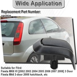 ZAMDOE Fiesta MK6 Left Front Seat Tilt Handles 1417521 for F0rd Fiesta Fusion VI MK5 2002-2012 3 Door Hatchback Front Passenger Side Left Side Seat Adjustment Tilt Handle Replacement Parts