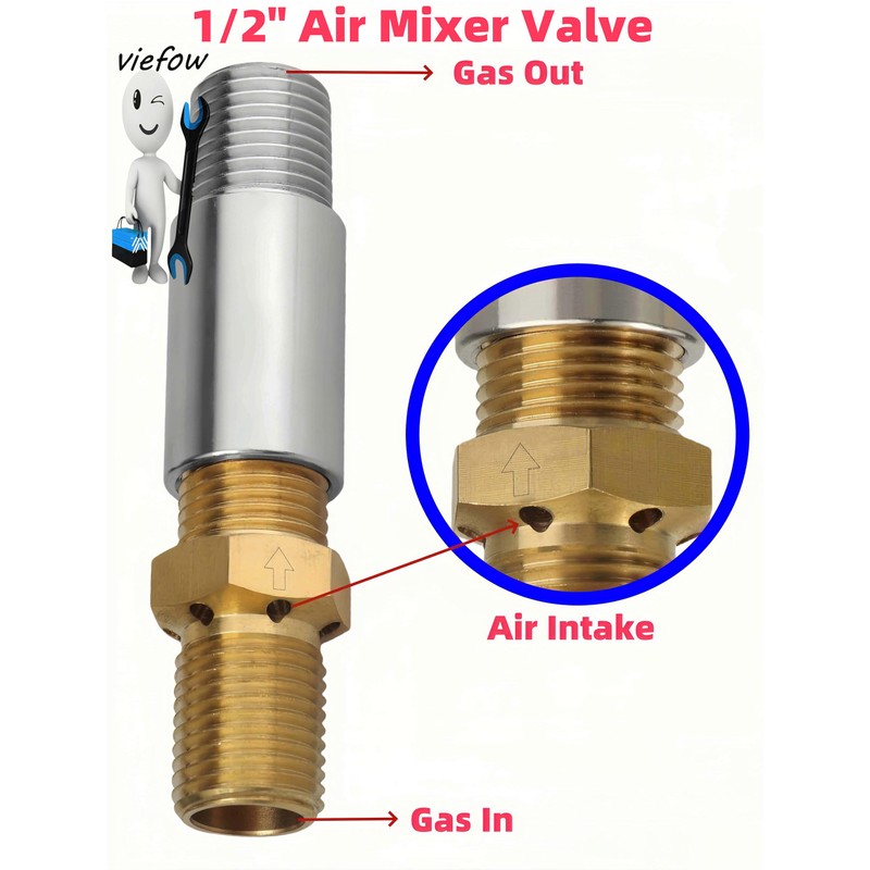 DIY Propane Gas Fire Pits Kit Include 1/2" Key Valve