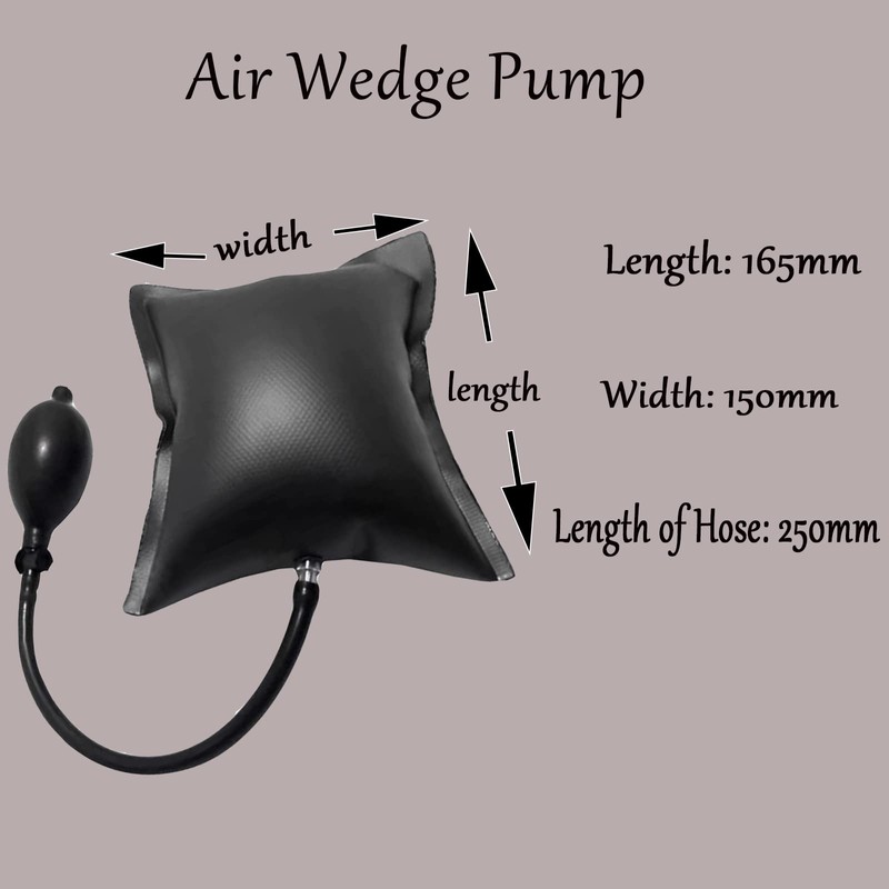 JRangelp Air Wedge Pump Car Air Shim Auto Adjustable Air
