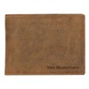 Greenburry Vintage 1705B Men's Leather Wallet, Wallet, brown, Vintage