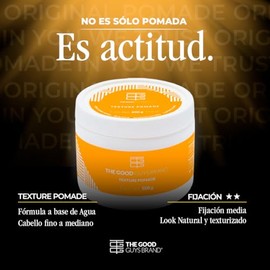 Texture Pomade: Cera para Cabello Hombre | Fijación Suave | Pomada para Cabello hombre - Brillo Natural | Ideal para Look Natural y Texturizado | Prod