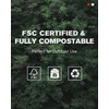 Portable 400-Count Replacement Paper Filters, 4-Pack - Conveniently Sealed, Disposable