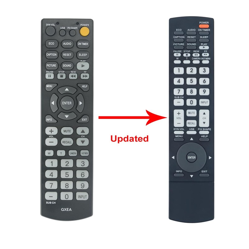 New Replace Remote Control GXEA fit for Sanyo TV DP50740