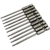 XMHF 10Pcs 75mm/3inch Long 1/4 Inch Hex Shank T7 Torx