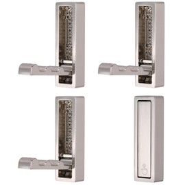 SYZOW Folding Coat Hooks 4pcs Foldable Hook Wall Mounted for Hanging Coat, Jacket, Towel Heavy Duty Wall Hooks Fold up Hooks Headphones Holder (Brushed Nickel)