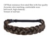 TOECWEGR Braid Headband 3 Strands Synthetic Braided Headbands Stretch Plaited