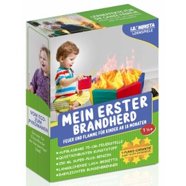 PimpMyPresent My first fire herd, the funny joke gift packaging, Prank box for your right gift Now with automatic base.