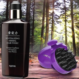 NOEVIA Hair Repair Hair Treatment Hair Recovery Revitalizing Herbal Hair Tonic Hair Nutrient Scalp Massage Brush 1 Piece 200ml / 노에비아 헤어리페어 헤어트리트먼트 모발회복 리바이탈라이징 허벌 헤어 토닉 모발 영양제 스칼프 마사지 브러쉬 증정 1개 200ml