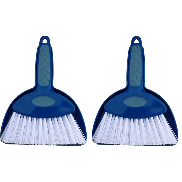 Hefty and Durable Small Hand Broom with Snap-on Dust Pan (2)