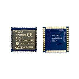 REYAX RYLR993 868/915MHz LoRaWAN® & Proprietary Dual Mode Transceiver LoRa Module FCC CE MIC NCC Certification