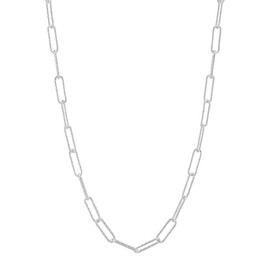 Silpada 'Graffetta' Chain Necklace, Textured in Sterling Silver, 16" + 2", not known