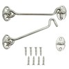 Pack of 2 Cabin Hooks, Eye Latch & Bolt for