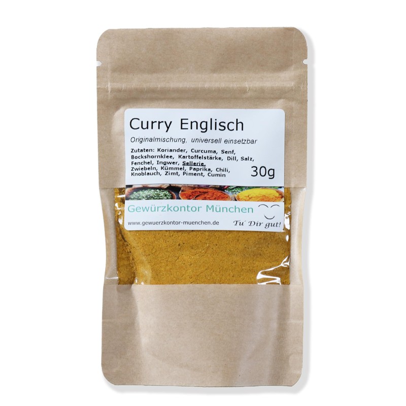 5 Curry Mixtures Sample Set – 1 Spice Kontor Munich